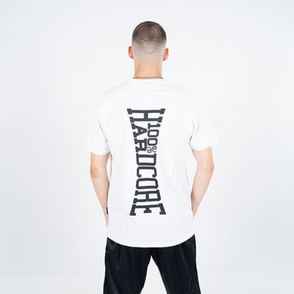 100% Hardcore T-shirt Vertical White