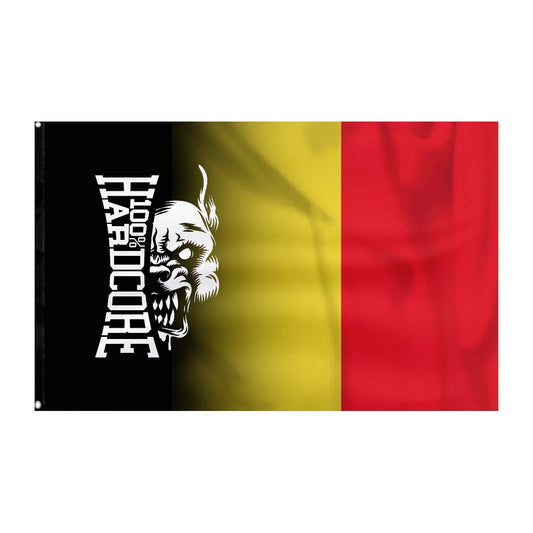 100% HARDCORE FLAG BELGIUM RAGE