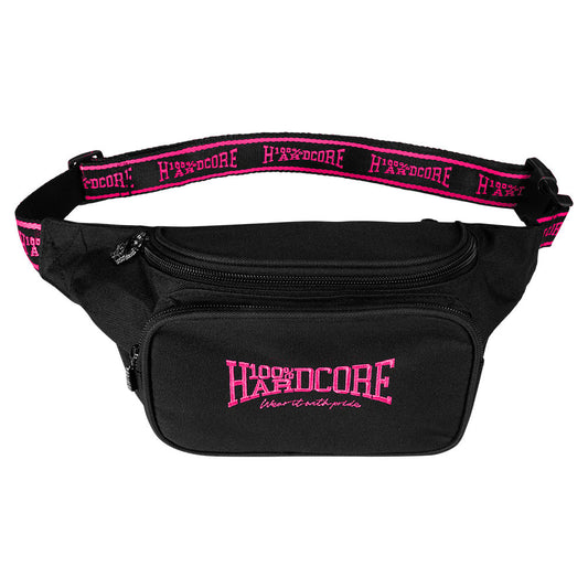 100% Hardcore Hipbag Black Pink