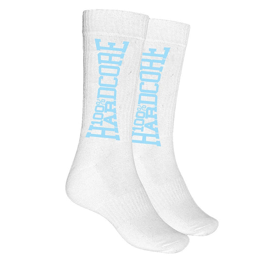 100% Hardcore Sport Socks Gabber WHITE/BLUE