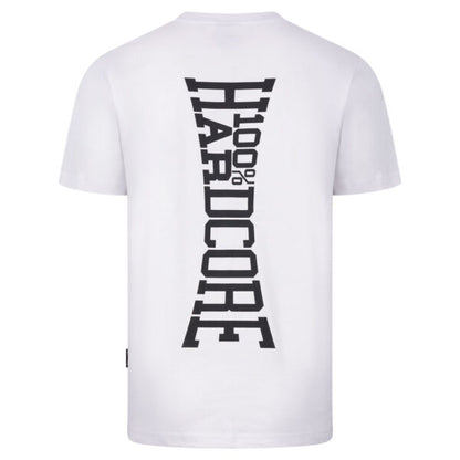 100% Hardcore T-shirt Gabber Vertical White