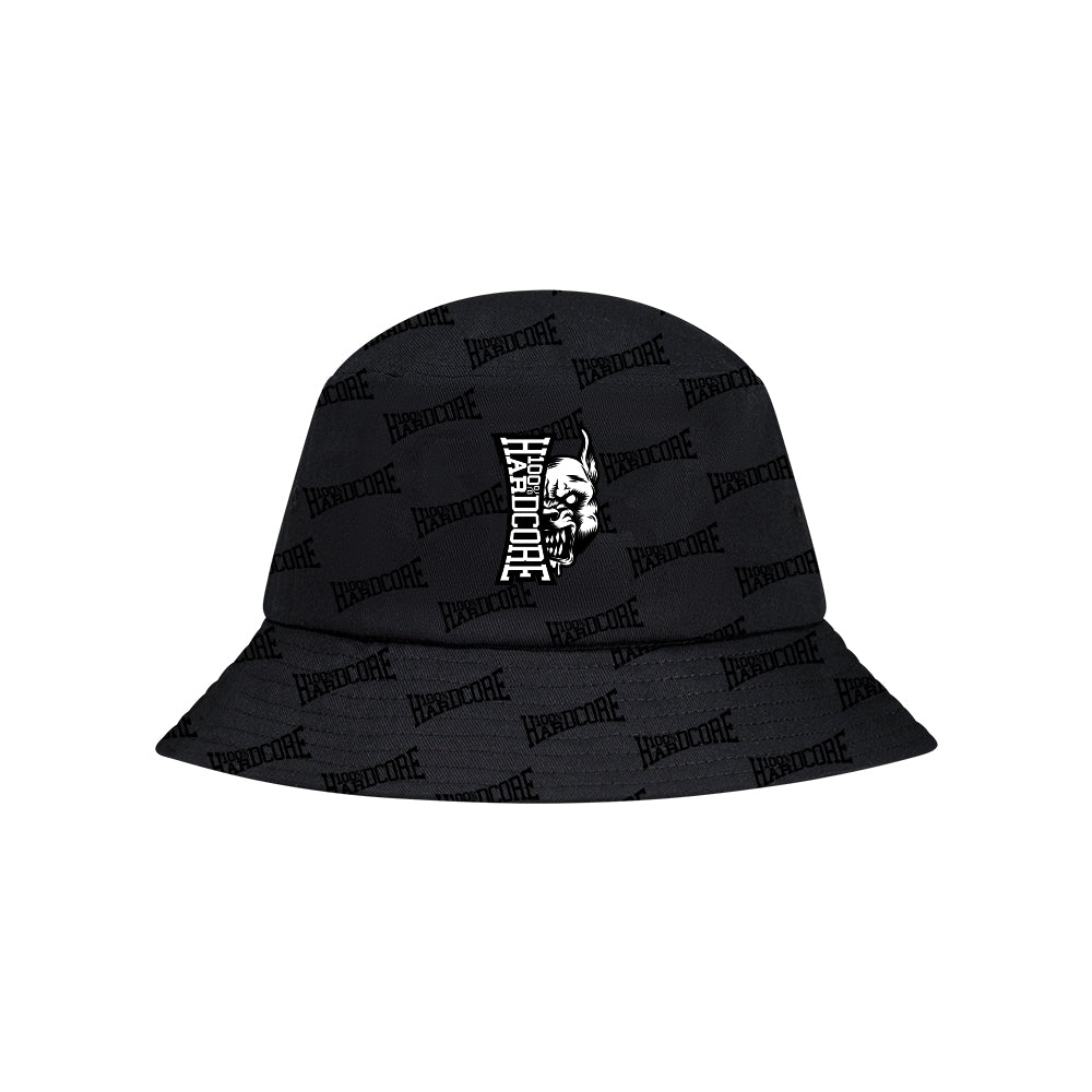 100% Hardcore Bucket Hat Branded Rage Reversible