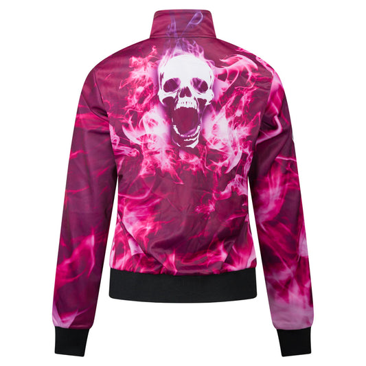 100% Hardcore Women Training Jacket Smoked Skull