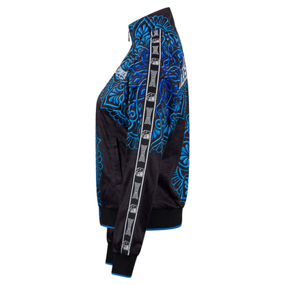 100% Hardcore Women Training Jacket Mandala Blue