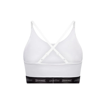 100% Hardcore Women Sport Top Taping White