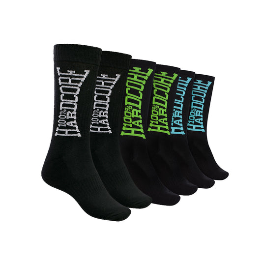 100% Hardcore Sport Socks 3-Pack